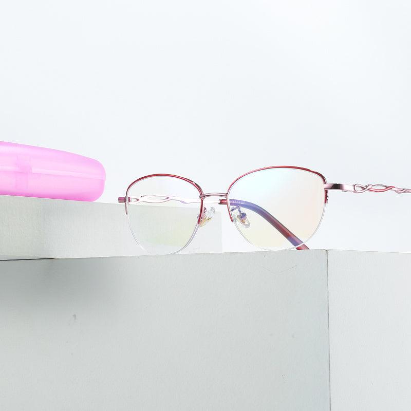 Metal Half Rim Progress Lens Reading Glasses