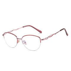 Metal Half Rim Progress Lens Reading Glasses