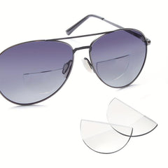 Adhesive Double Focus Lenses for Sunglasses, Goggles, Glasses
