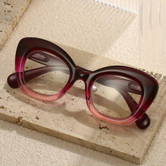 Plastic Frame Light Blocking Lens Oprah Style Glasses