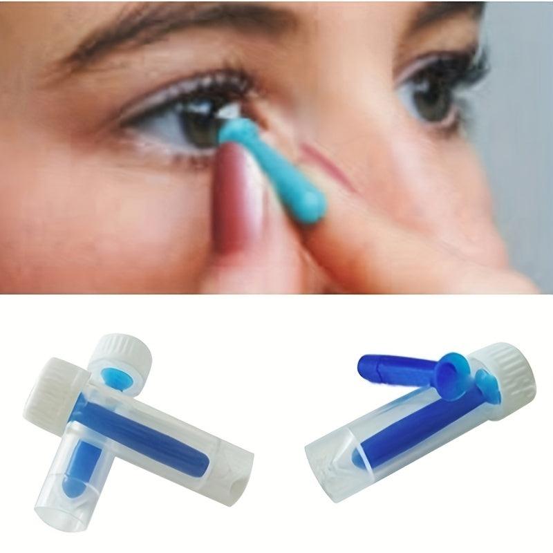 4pcs Silicone Lens Stick Sucker Suction Cup Soft Gel Travel Mini Tool