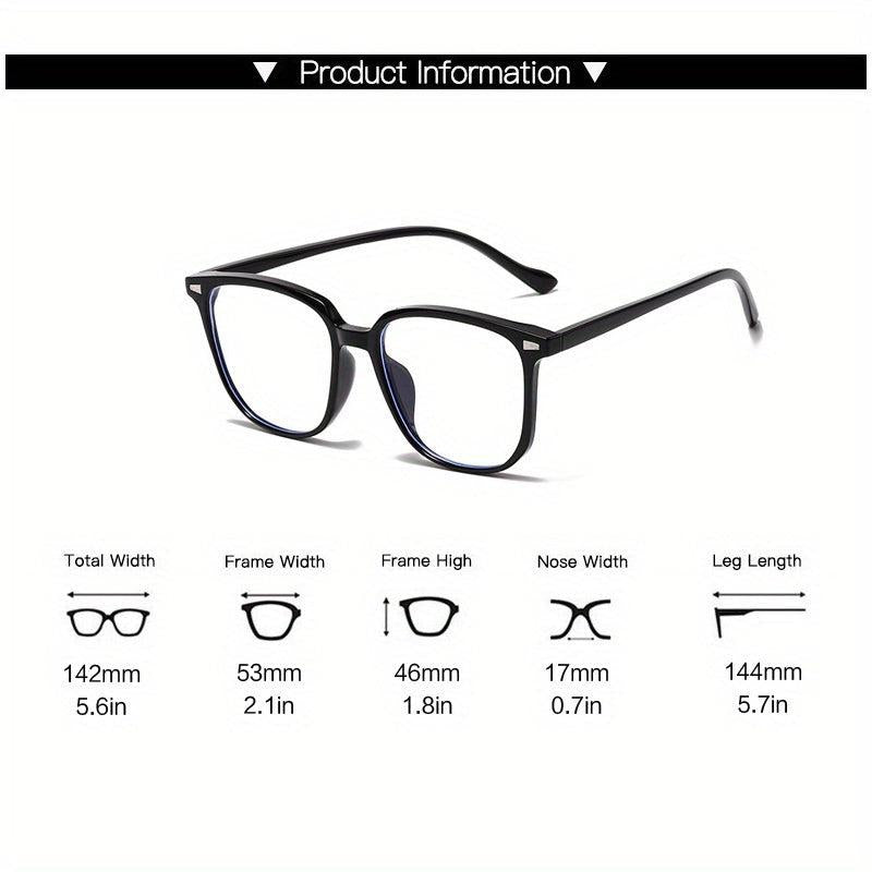 Light Blocking Glasses Clear Lens Reduce Eye Fatigue & UV Glare