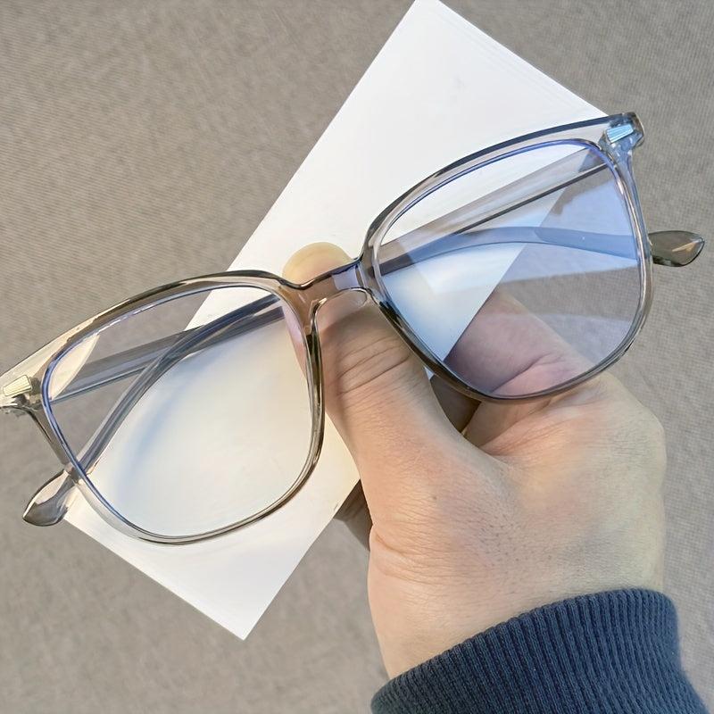 Light Blocking Glasses Clear Lens Reduce Eye Fatigue & UV Glare