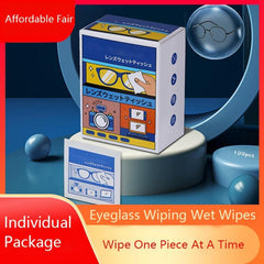 100pcs Disposable Lens Cleaning Wipes Anti fog Paper
