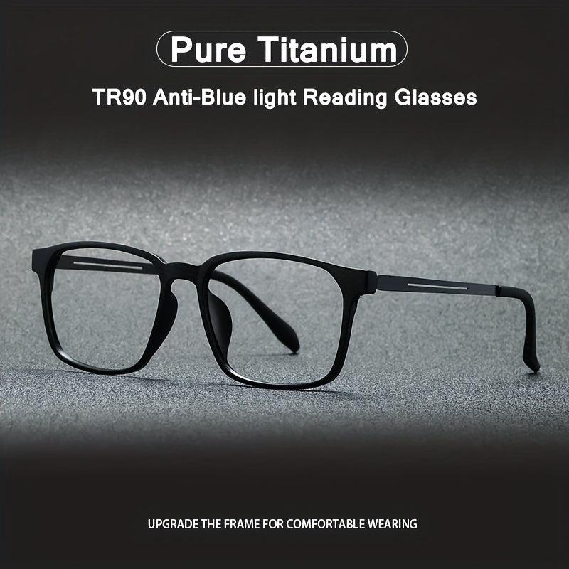Ultralight Titanium Reading Glasses Anti Blue Light Computer Eyeglasses