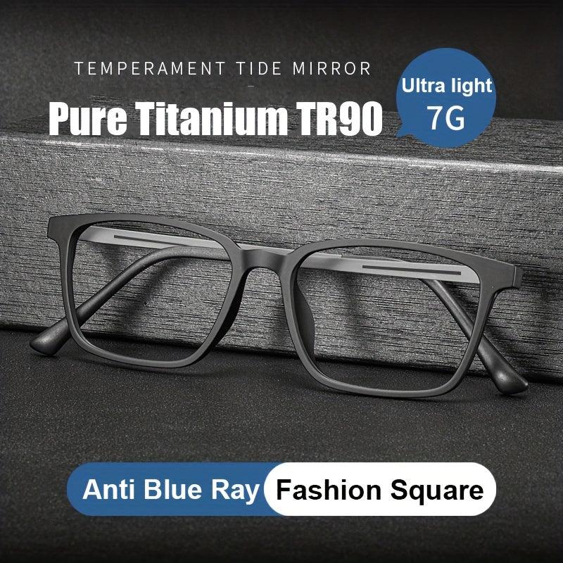 Ultralight Titanium Reading Glasses Anti Blue Light Computer Eyeglasses