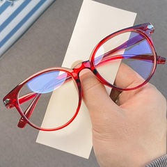 Light Blocking Glasses Clear Lens for Women & Men for Eye Fatigue & UV Glare