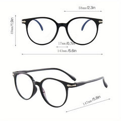 Light Blocking Glasses Clear Lens for Women & Men for Eye Fatigue & UV Glare