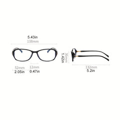 Women's Stone Pattern Multifocal Glasses Frame for Presbyopia