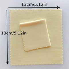 4 Pcs Microfiber Glasses Cleaning Cloth Double Sided Velvet Absorbent Cloth