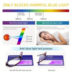 Light Blocking Ladies Readers Pattern Print Anti Glare UV Eyeglasses