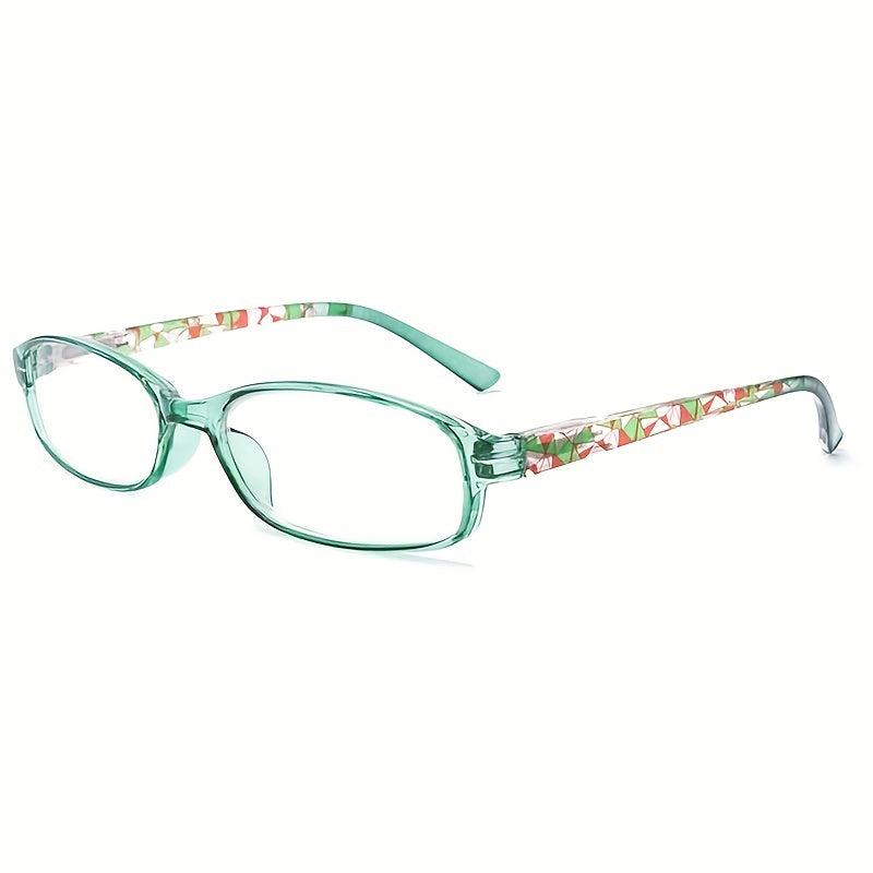 Light Blocking Ladies Readers Pattern Print Anti Glare UV Eyeglasses