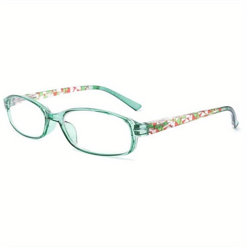 Light Blocking Ladies Readers Pattern Print Anti Glare UV Eyeglasses