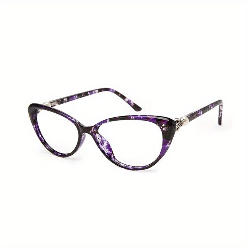 1pc Cat Eye Reading Glasses For Women Light Blocking Reader Lightweight