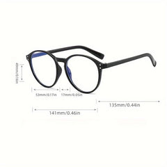 Anti Light Lenses Round Vintage Eyeglasses Frames Fashionable Eyeglasses