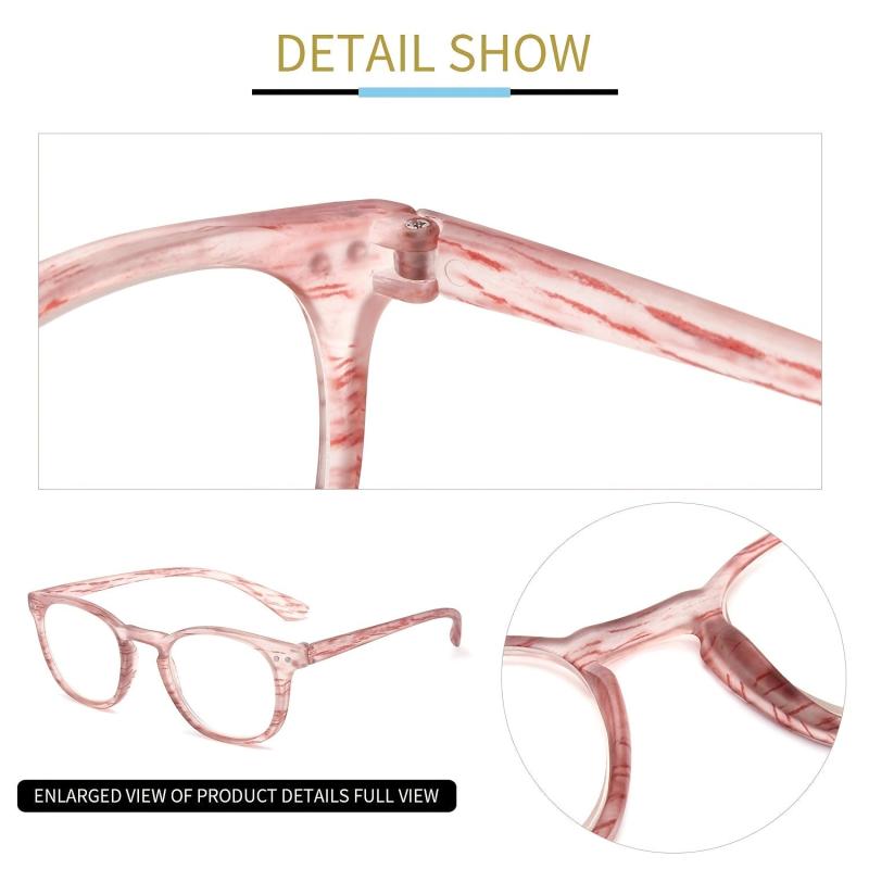 Vintage Matte Round Reading Glasses Light Blocking Anti Glare UV Ray Eyeglasses
