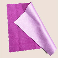 Double Sided Purple Eyeglass Cleaning Cloth 15x15cm