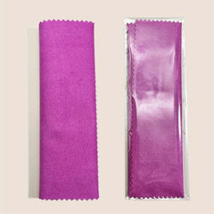 Double Sided Purple Eyeglass Cleaning Cloth 15x15cm