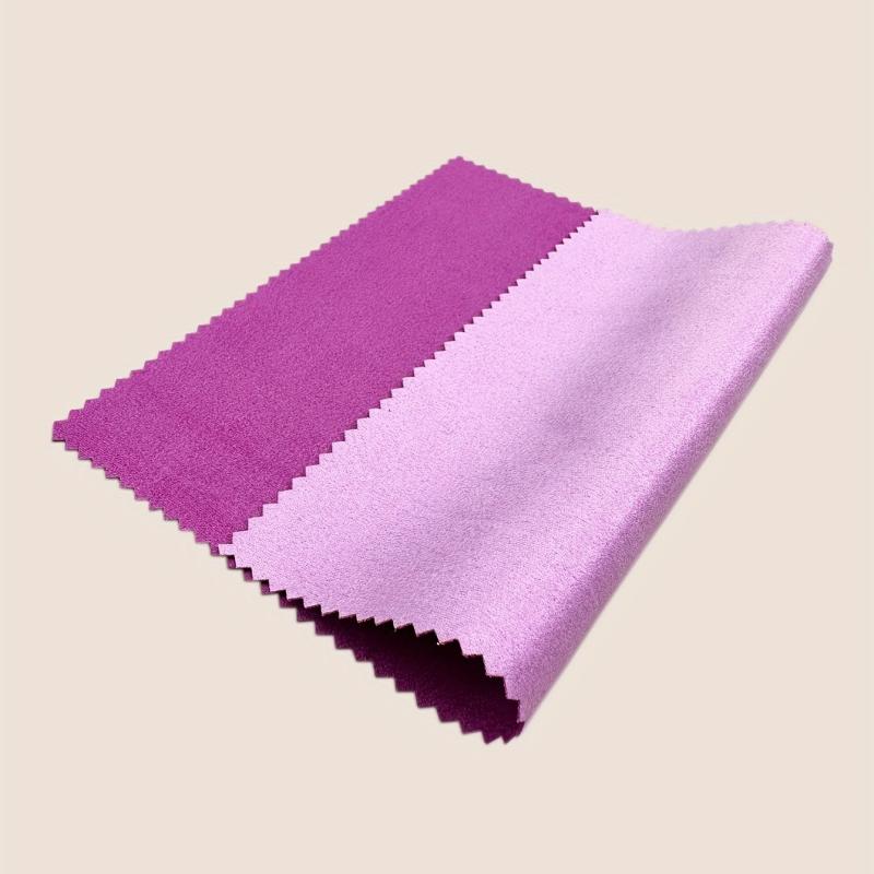 Double Sided Purple Eyeglass Cleaning Cloth 15x15cm