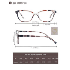 4Pack Women Reading Glasses Cat Eye Pattern Lightweight Blacking Glasses