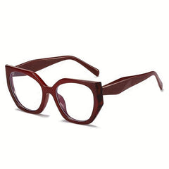 Women's Square Computer Glasses Thick Frame Non Prescription Large Light Glasses