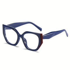 Women's Square Computer Glasses Thick Frame Non Prescription Large Light Glasses