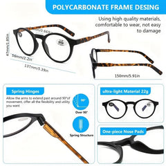 Light Blocking Reading Glasses for Home Use