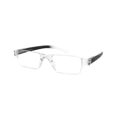 Rectangle Light Blocking Reading Glasses Unibody Stylish Eyeglasses