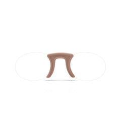 Round Frame Small Lens Nose Lens with Case No Glass Temple Presbyopia