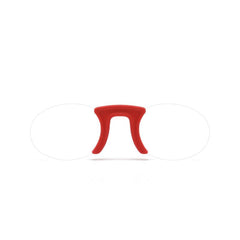 Round Frame Small Lens Nose Lens with Case No Glass Temple Presbyopia