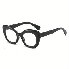 Plastic PC Frame Butterfly Lens Oprah Style Presbyopia Corrective Eyeglasses