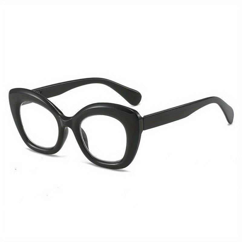 Plastic PC Frame Butterfly Lens Oprah Style Presbyopia Corrective Eyeglasses