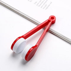 Portable Glasses Cleaner Brush Reusable Eyeglass Spectacles Cleaner