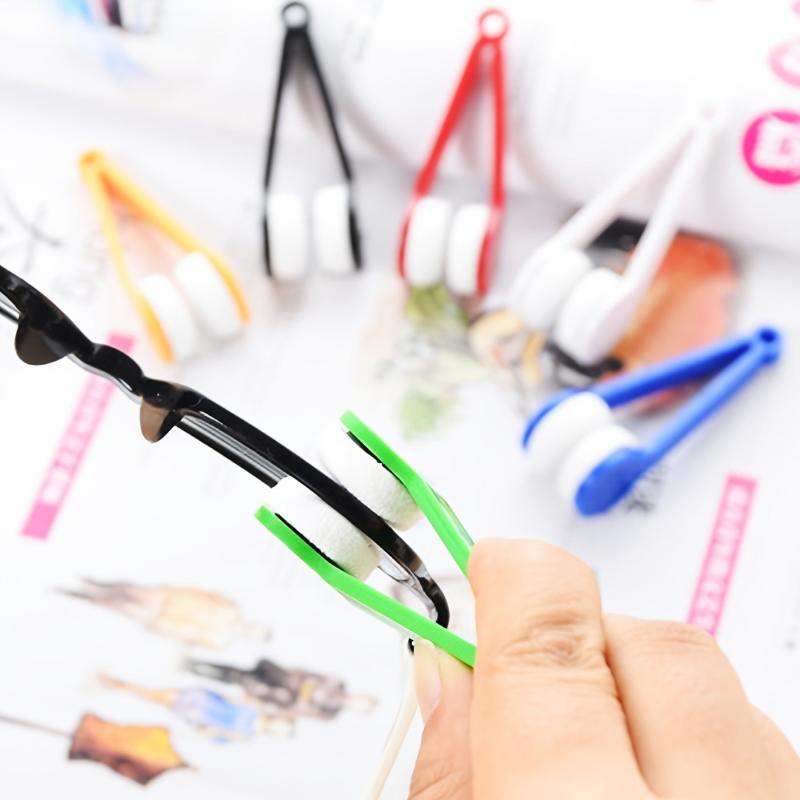 Portable Glasses Cleaner Brush Reusable Eyeglass Spectacles Cleaner