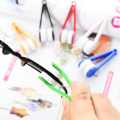 Portable Glasses Cleaner Brush Reusable Eyeglass Spectacles Cleaner