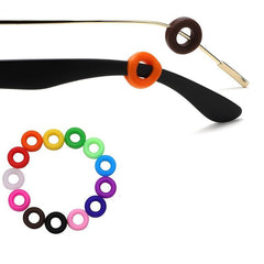 5 Pairs Colorful Silicone Glasses Accessories Anti Slip Comfort Support