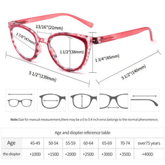 Women's Light Blocking Reading Glasses with Spring Hinge
