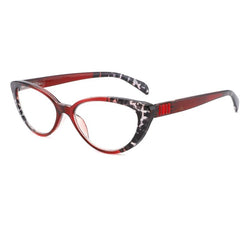 Cat Eye Reading Glasses Women Light Blocking Anti Glare UV