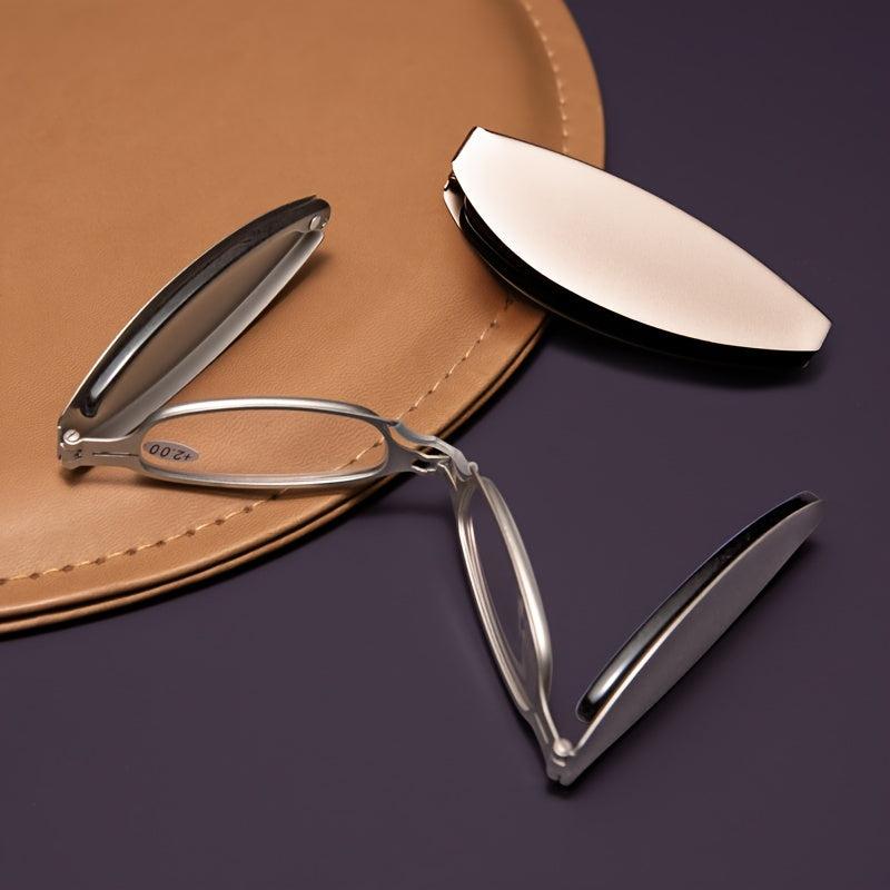 Portable Folding Presbyopic Glasses High Definition Reading Pocket Glasses