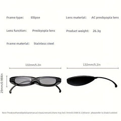 Portable Folding Presbyopic Glasses High Definition Reading Pocket Glasses