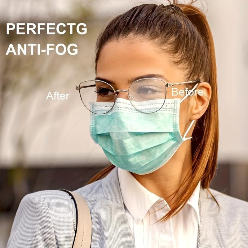 10pcs Anti fog Cloth Wipes For Glasses Nano Anti fog Cloth