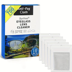 10pcs Anti fog Cloth Wipes For Glasses Nano Anti fog Cloth