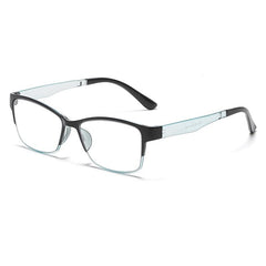 Squared Frame Progressive Lens Light Blocking Reading Glasses