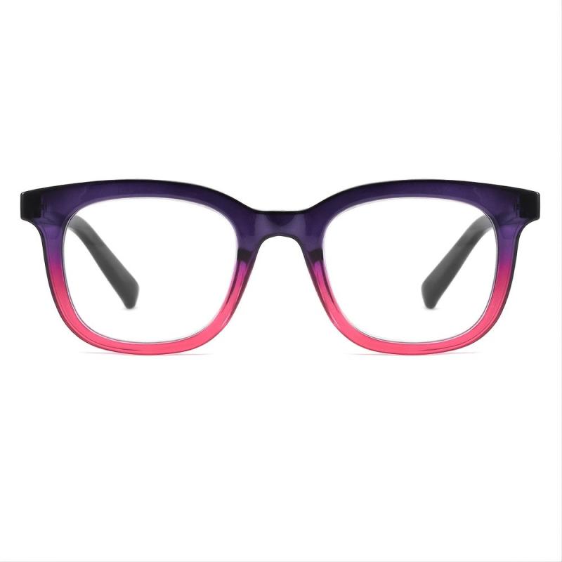 Square Computer Readers Light Blocking Glasses Men Women UV Anti Glare