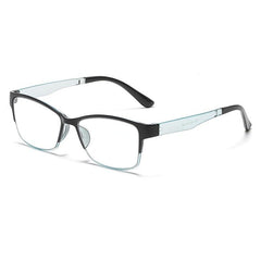 Flexible Frame Squared Light Blocking Lens Reading Glasses