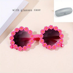 2PCS Daisy Flower Glasses Decoration for Daily or Travel Use
