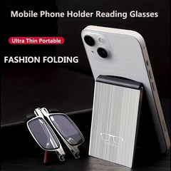 High Anti Blocking Folding Reading Glasses Men Women Hyperopia Diopter 1.00-4.00