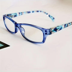 Anti Blue Light Reading Glasses with Pattern Print for Women