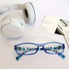 Anti Blue Light Reading Glasses with Pattern Print for Women