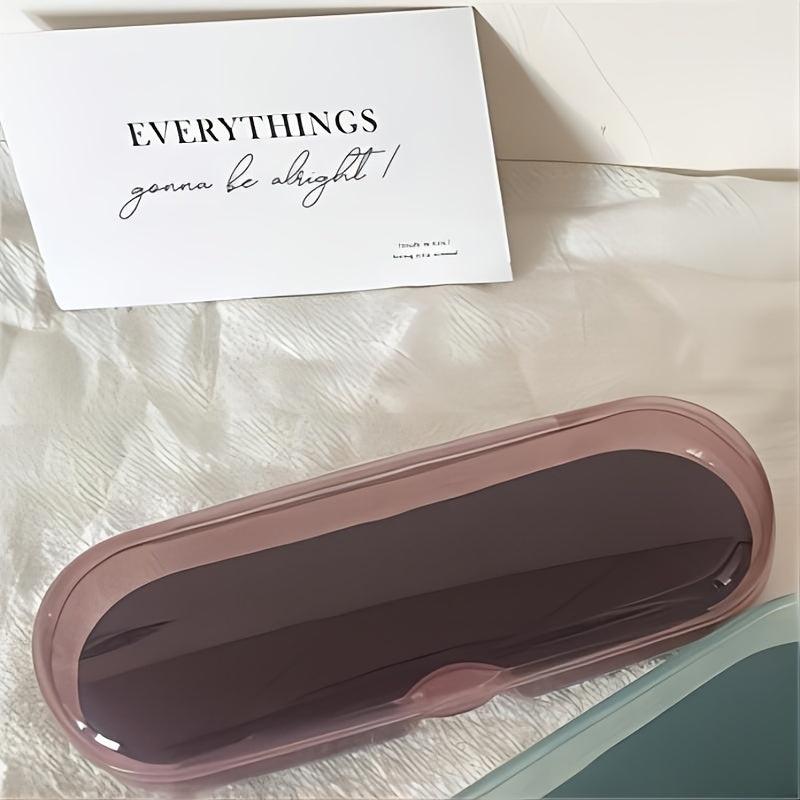 Transparent Frame Glasses Box Portable Lightweight Sunglasses Box